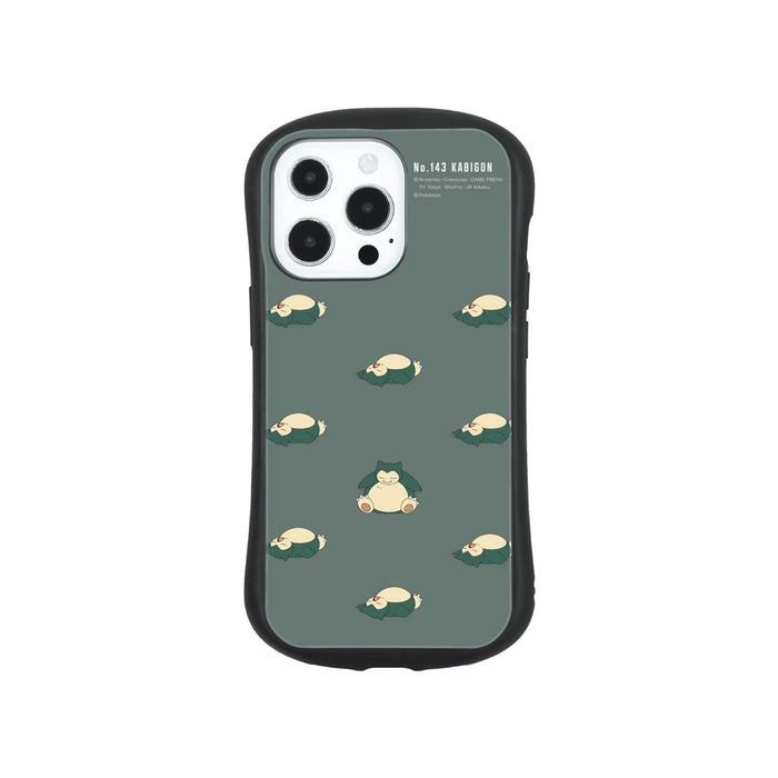 Gourmandise Pocket Monster Iphone13 Pro (6,1 Zoll) kompatibles Hybrid-Glasgehäuse Snorlax Poke-750D