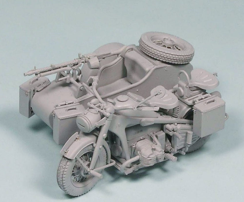 GREAT WALL HOBBY 1/35 Wwii German Motorcycle Ks750 W/Sidecar Plastic Model