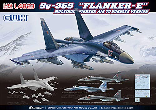 Great Wall Hobby 1/48 Russian Air Force Su-35S Flanker E Ground Attack Equipment Kunststoffmodell L4823
