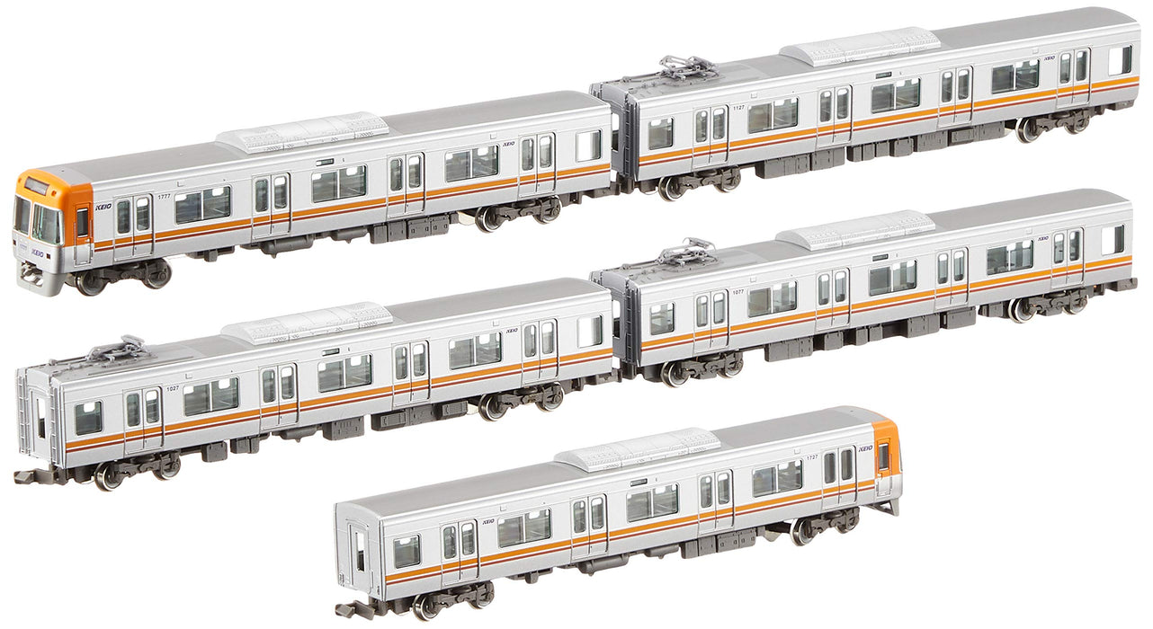Green Max N Gauge Keio 1000 Series (6th Car/Orange Beige) Ensemble de 5 voitures (avec alimentation) 30897 Modèle de train ferroviaire