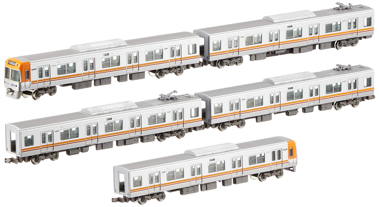 Green Max N Gauge Keio 1000 Series (6th Car/Orange Beige) Ensemble de 5 voitures (avec alimentation) 30897 Modèle de train ferroviaire