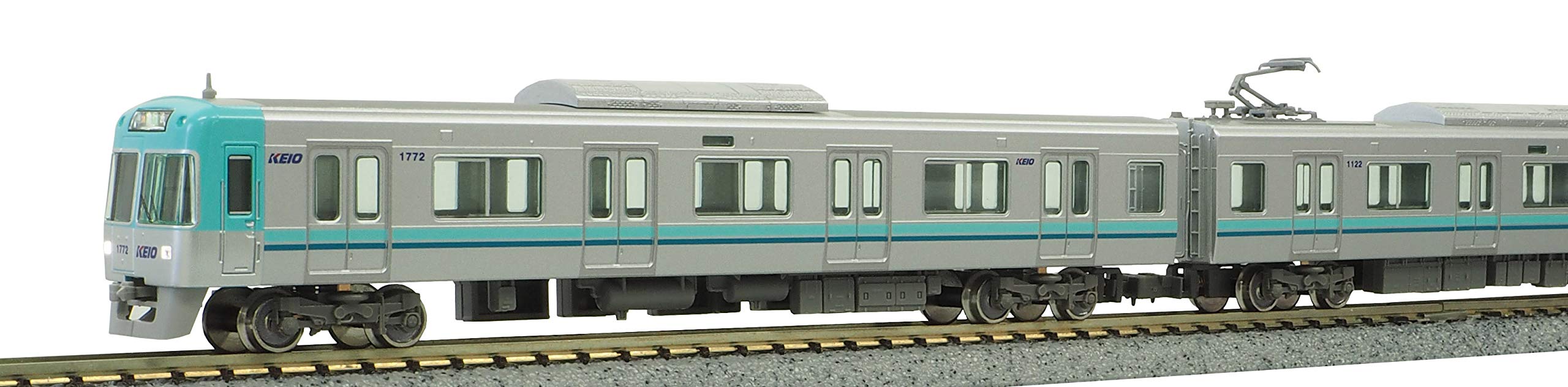 Green Max N Gauge Keio Series 1000 (5e voiture/bleu vert) 5 voitures (avec alimentation) 30892 Train modèle réduit