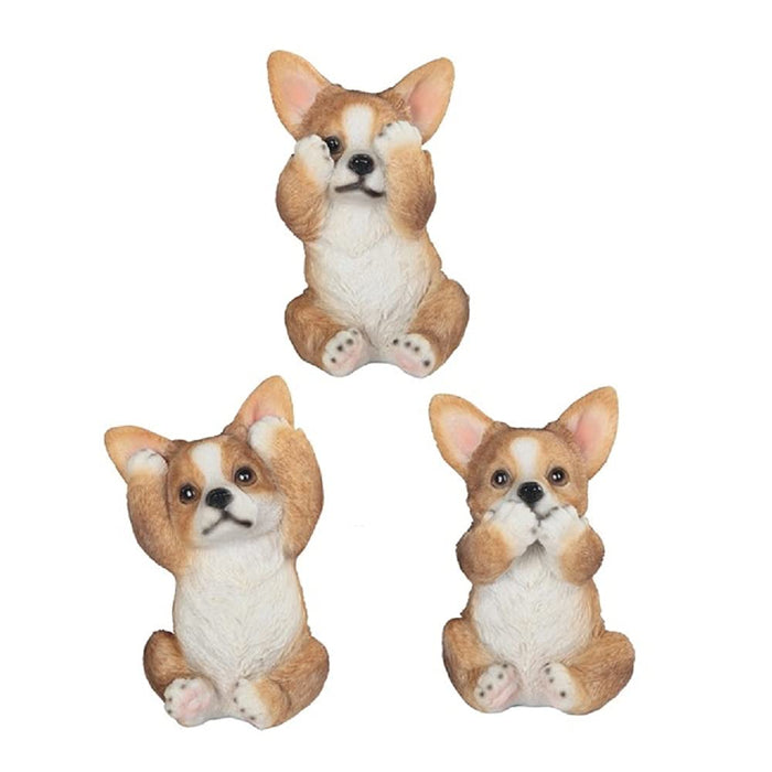 Good Smile Company Brown Chihuahua Dog Figurine Set 5 Inch 3 Piece GSC 18141
