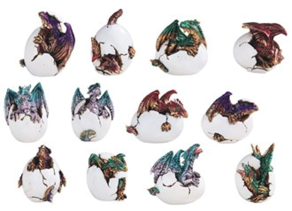 Good Smile Company Dragon Figure Set of 12 White with Egg - Gsc 71795