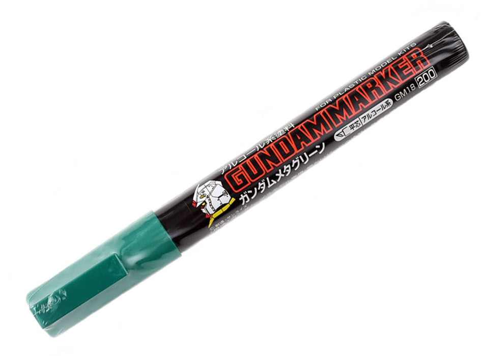GSI CREOS Mr.Hobby Gm18 Gundam Marker Metallic Green Color Pen