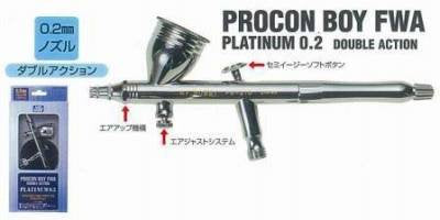 Gsi Creos Procon Boy Fwa Platinum 0.2 Japanese Airbrush Painting Support Tools