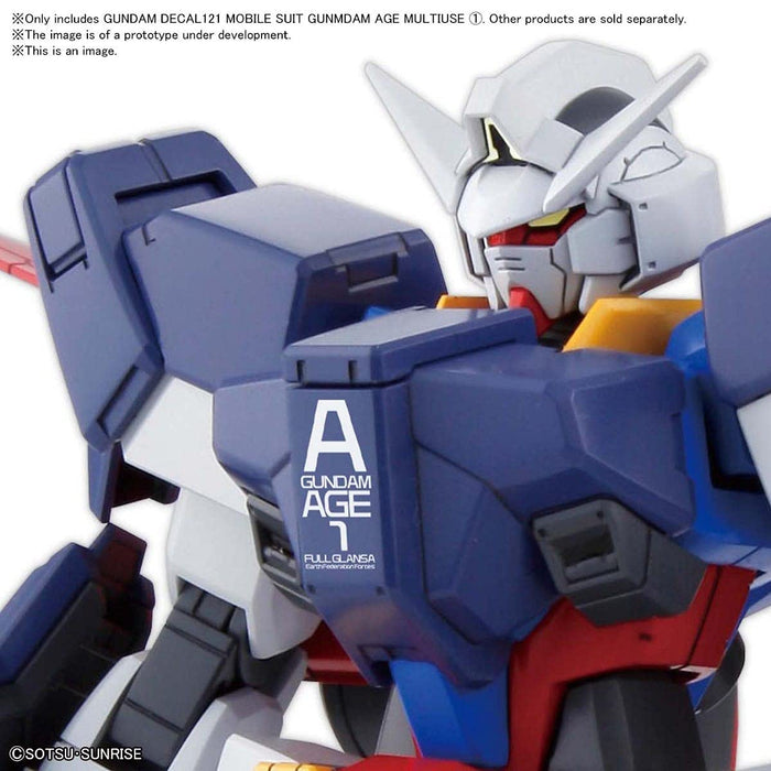 Gundam Decal No.121 Mobile Suit Gundam Age Usage général (1) Mk61985