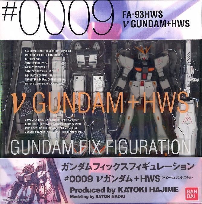 Gundam Fix Figuration #0009 Fa-93hws Nu Gundam Hws Action Figure Bandai Japan