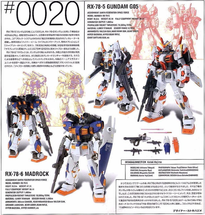 Gundam Fix Figuration #0020 Madrock & Gundam G05 Action Figure Bandai