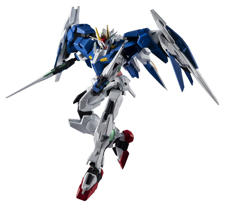 Gundam Universe Mobile Suit Gundam 00 Gn-0000 ＋ Gnr-010 00 Raiser Environ 150 mm Abs Pvc Figurine mobile pré-peinte
