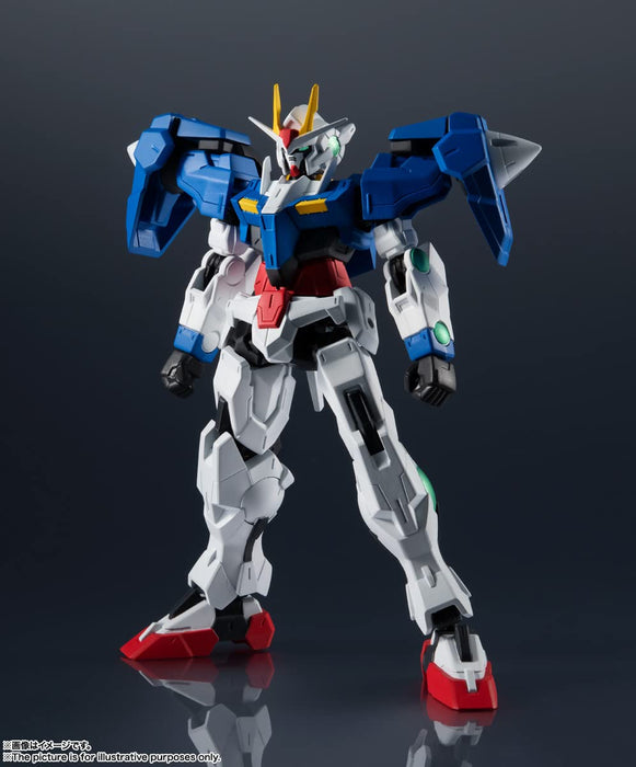 Gundam Universe Mobile Suit Gundam 00 Gn-0000 ＋ Gnr-010 00 Raiser Environ 150 mm Abs Pvc Figurine mobile pré-peinte