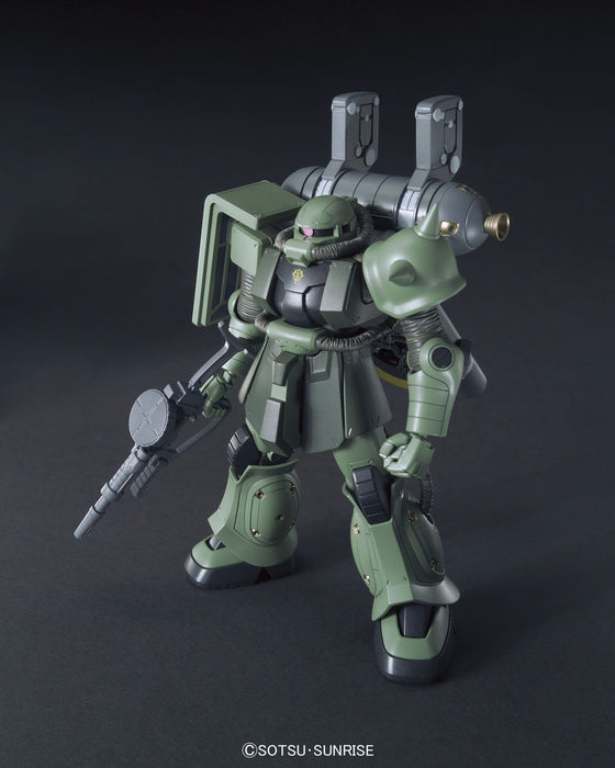 BANDAI Hg Gundam Ms-06 Zaku Ii + Big Gun Set Thunderbolt Version 1/144 Scale Kit