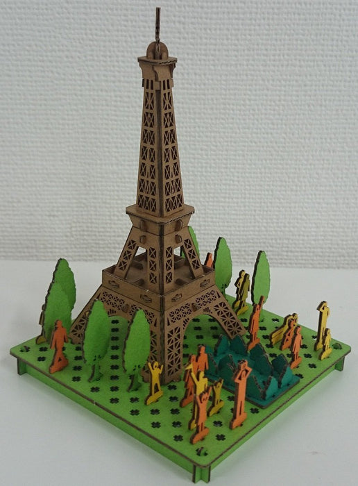 HACOMO Pusupusu Paper Craft Paris Tower
