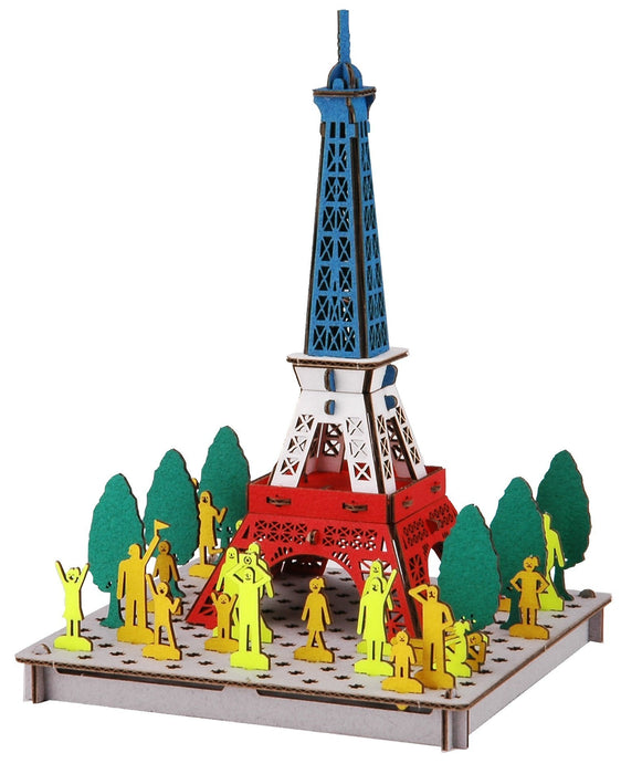 HACOMO Pusupusu Paper Craft Paris Turm dreifarbig