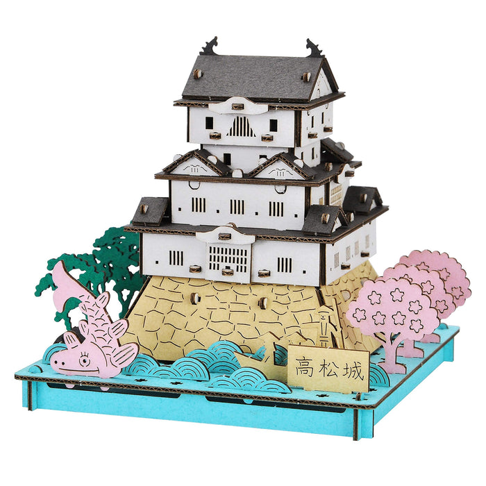 HACOMO Pusupusu Paper Craft Takamatsu Castle