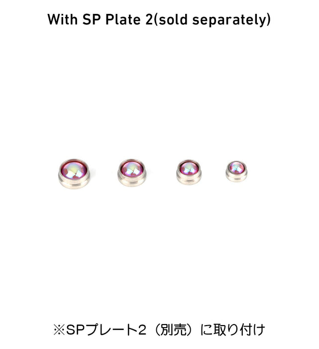 HIQPARTS Vc Dome 3 Pink M 2.5, 3.0, 3.5, 4.0Mm Detail Up Parts For Plastic Models And Figures