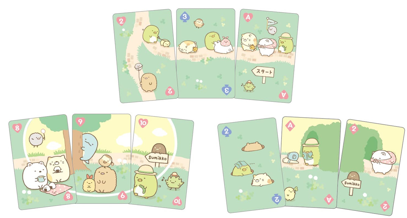 Hanayama Sumikko Gurashi Connect & Play Osanpo Card Game - Japanese Game