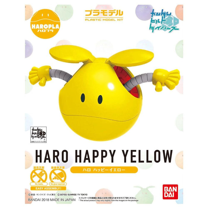 Bandai Spirits Haropura Gundam Happy Yellow Model - Build Divers Plastic Kit