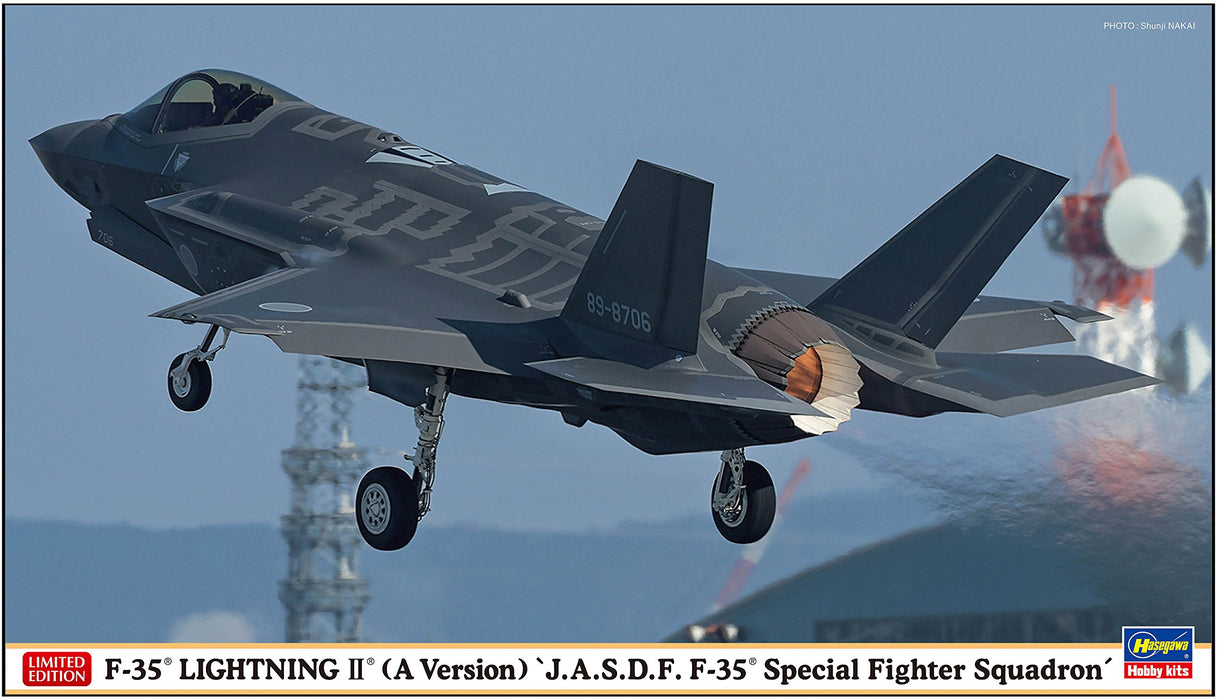 HASEGAWA 02284 F-35 Lightning II A Ver. 'Jasdf F-35 Special Fighter Squadron' Bausatz im Maßstab 1:72