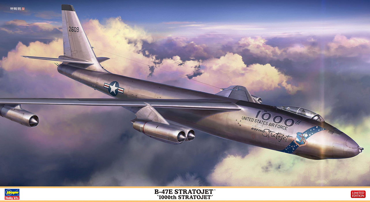 HASEGAWA 02350 B-47E Stratojet `1000Th Stratojet' 1/72 Scale Kit