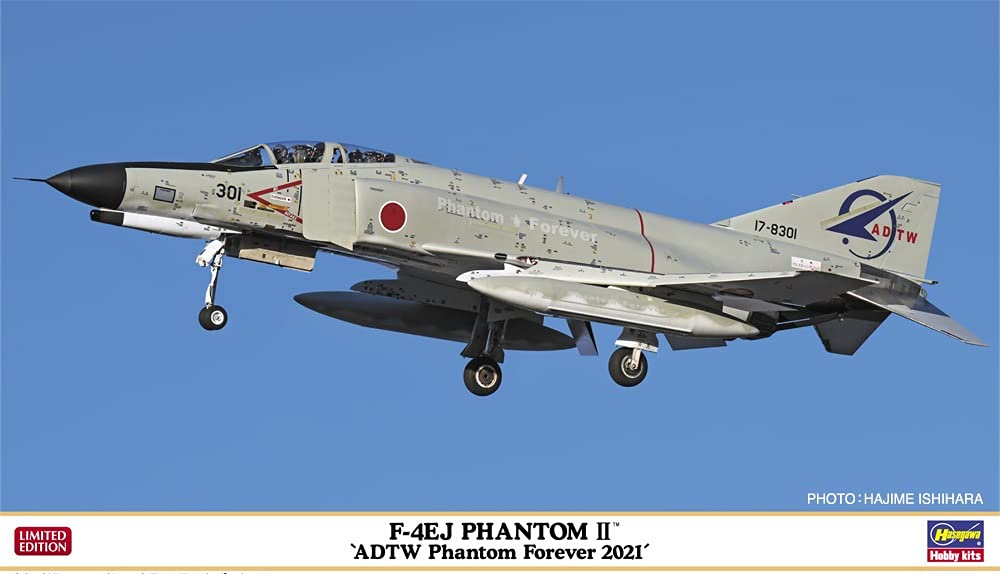 HASEGAWA 1/72 F-4Ej Phantom Ii Adtw Phantom Forever 2021 Plastic Model