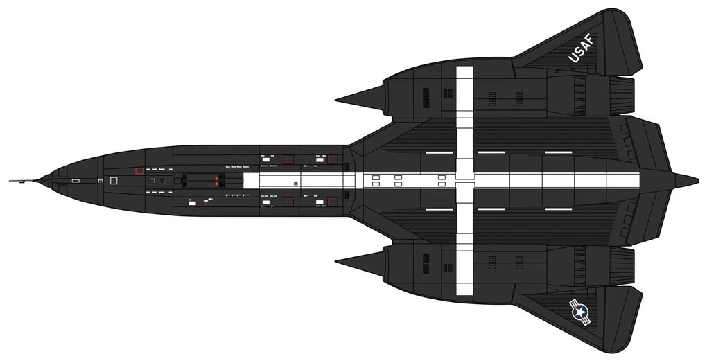 HASEGAWA 1/72 Sr-71 Blackbird Type:A Plastic Model