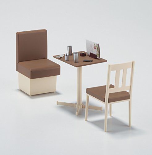 Kit de modèle de table et chaise de restaurant familial Hasegawa 1/12