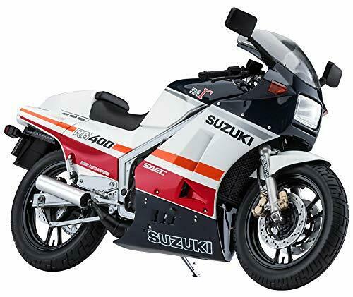 Hasegawa 1/12 Kit Suzuki Rg400 Gamma Early Ver. Red/white Color W/under Cowl - Japan Figure