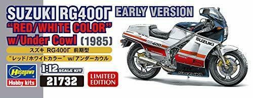 Hasegawa 1/12 Kit Suzuki Rg400 Gamma Early Ver. Red/white Color W/under Cowl