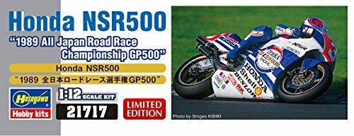 Hasegawa Honda NSR500 1989 All Japan Gp500 Plastikmodellbausatz im Maßstab 1:12