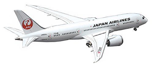 Hasegawa 1/200 Japan Airlines Boeing 787-8 Model Kit - Japan Figure