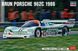 Hasegawa 1/24 Brun Porsche 962c 1986 Model Kit 20455 - Japan Figure