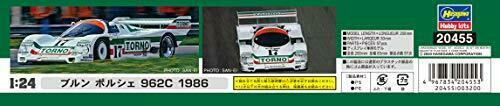 Hasegawa 1/24 Brun Porsche 962c 1986 Modellbausatz 20455