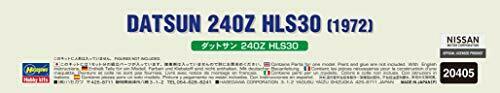 Hasegawa 1/24 Datsun 240z Hls30 1972 Modellbausatz mit linkem Griff
