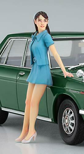Hasegawa 1/24 Datsun Bluebird 1600sss W/60's Girls Figure Plastic Model
