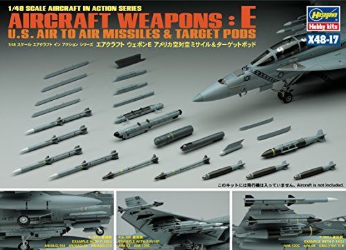 Hasegawa 1/48 Us Aircraft Weapons E Set Modèle Kit