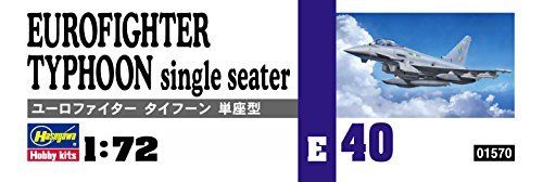 Hasegawa 1/72 Eurofighter Typhoon Maquette Monoplace