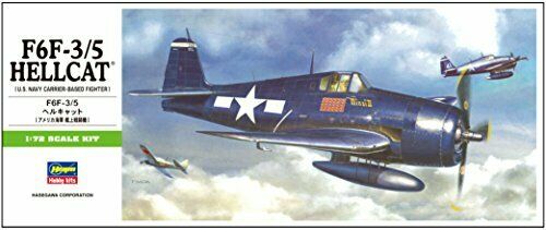 Hasegawa 1/72 US Navy F6f-3/5 Hellcat B11 Plastikmodellbausatz