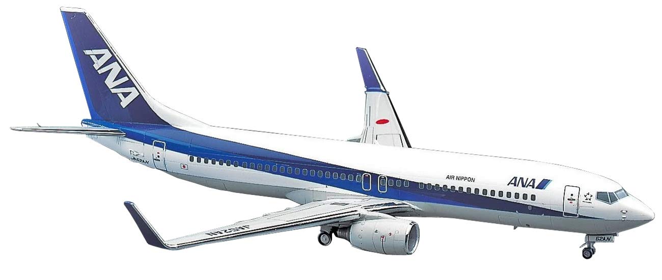 HASEGAWA 1/200 Ana Boeing 737-800 'Triton Blue' Plastic Model