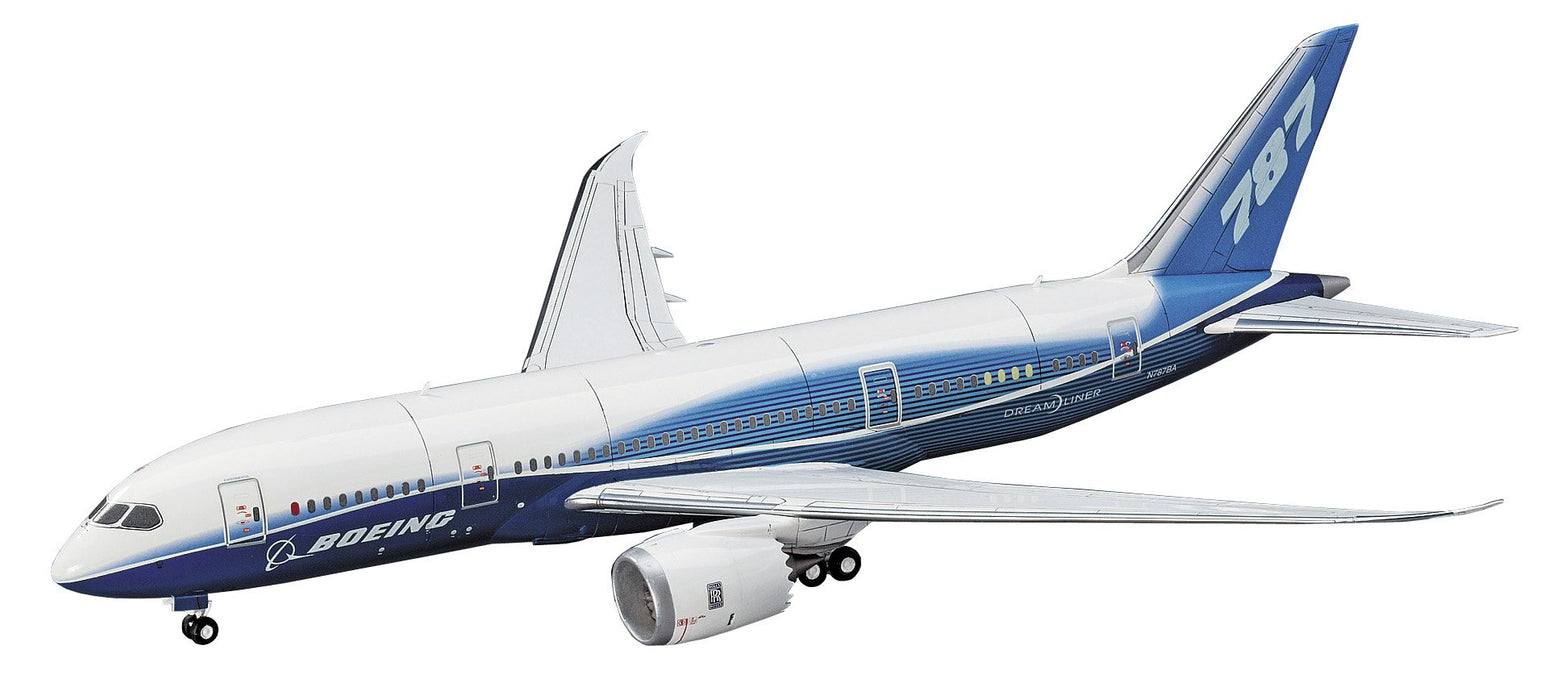 HASEGAWA 10807 Boeing 787-8 Demonstrator 1st Aircraft Limited Edition Bausatz im Maßstab 1:200