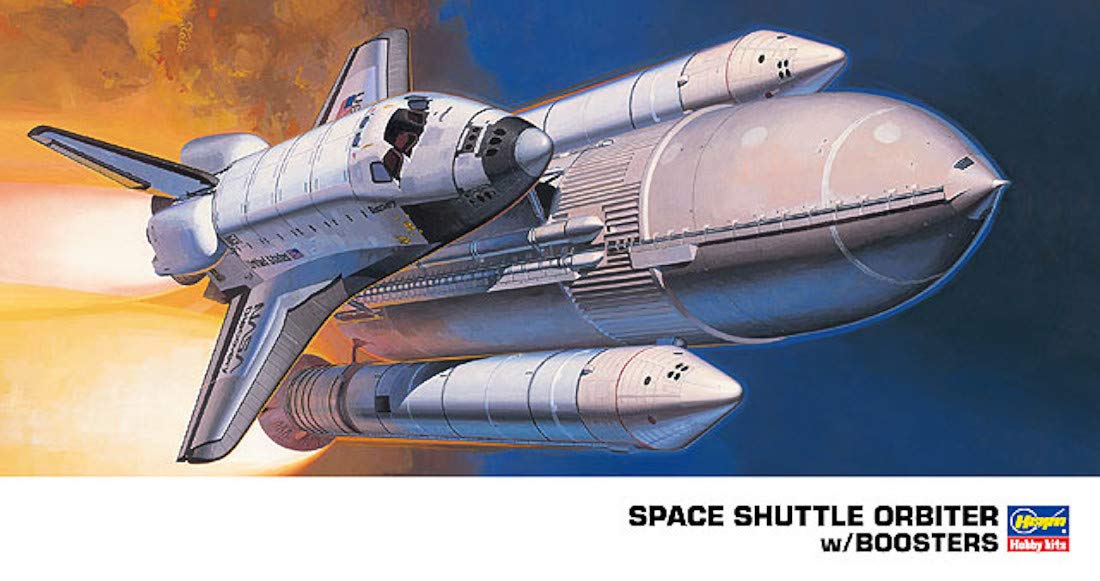 HASEGAWA 1/200 Space Shuttle Orbiter W/Boosters Plastic Model