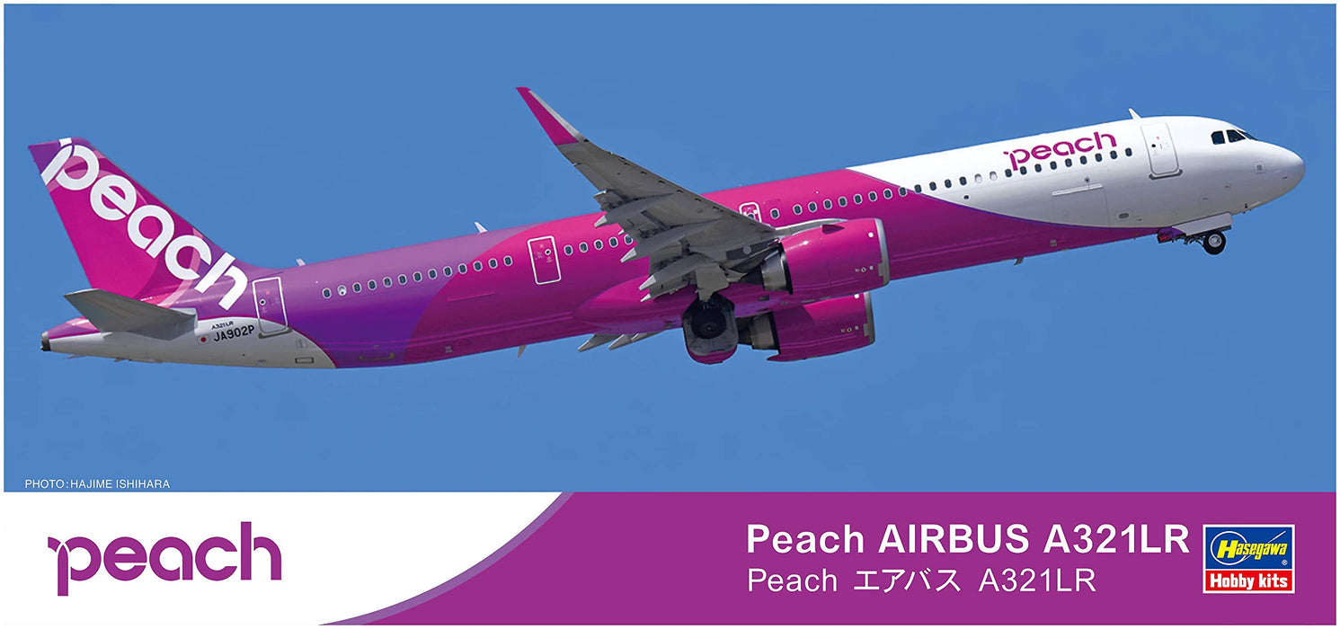 HASEGAWA 1/200 Peach Airbus A321Lr Plastic Model