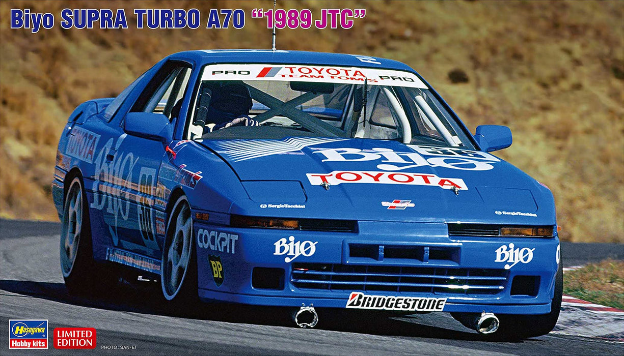 Hasegawa 1/24 Biyo Supra Turbo A70 1980 Jtc Japanese Plastic Racing Car Kit