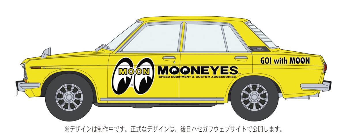 Hasegawa 1/24 Datsun Bluebird 1600 Sss Mooneyes Plastic Model 20616