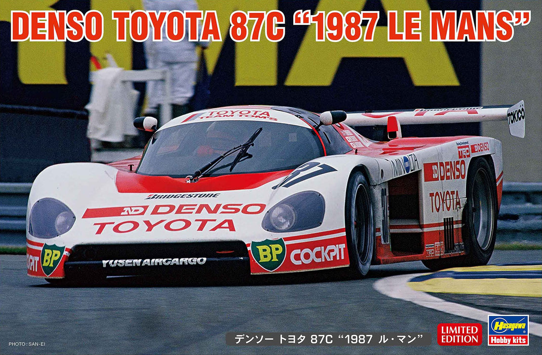 HASEGAWA 1/24 Denso Toyota 87C '1987 Le Mans' Plastic Model