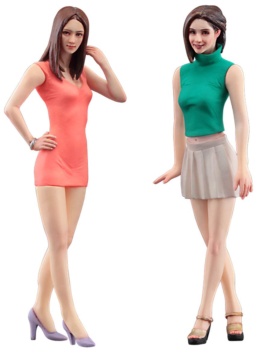 Hasegawa 1/24 Scale Fashion Model Girls Figure Collection Series Plast, image size:876x1200