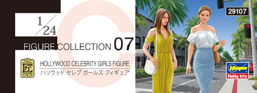 Hasegawa 1/24 Figure Collection Series Hollywood Celebrity Girls Figure Plastic Model Fc07