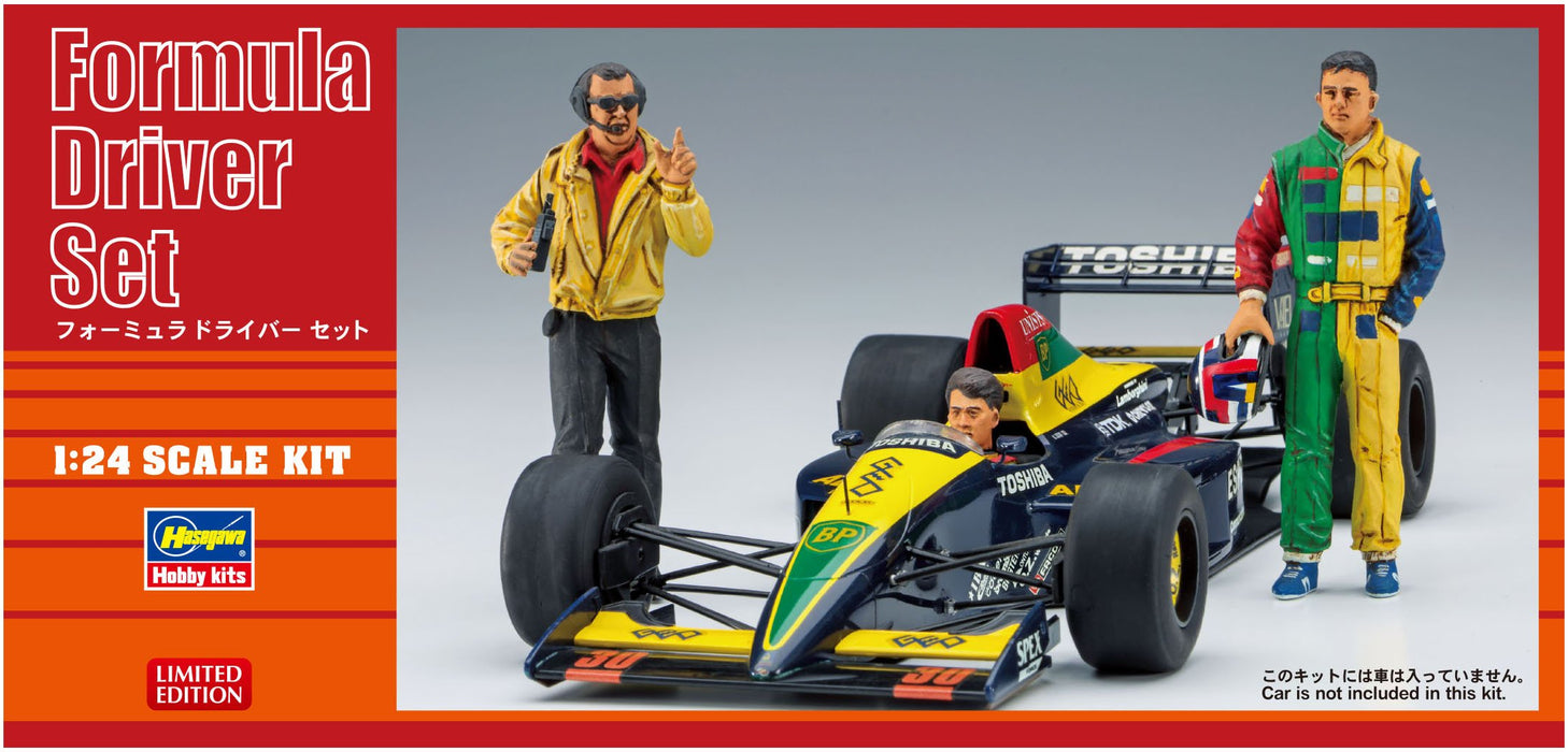 Hasegawa 20341 Formula Driver Set 1/24 Kits de modèles de voitures de course à l'échelle japonaise