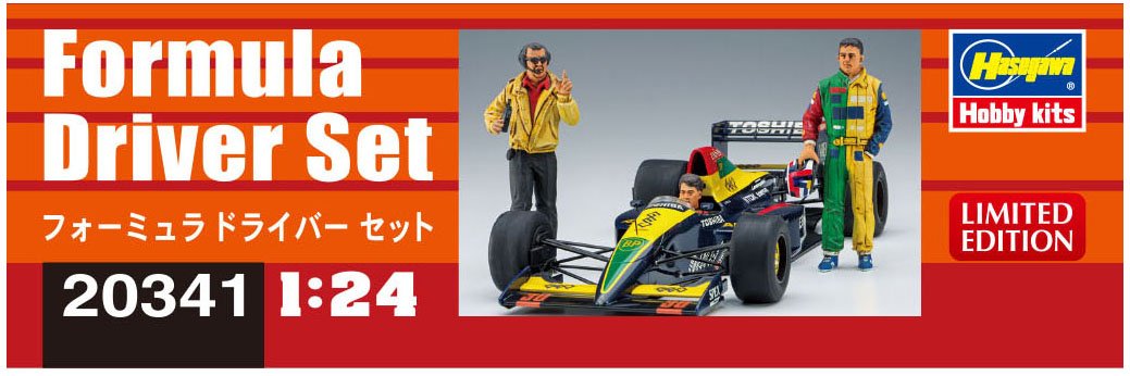 Hasegawa 20341 Formula Driver Set 1/24 Japanese Scale Racing Car Model Kits