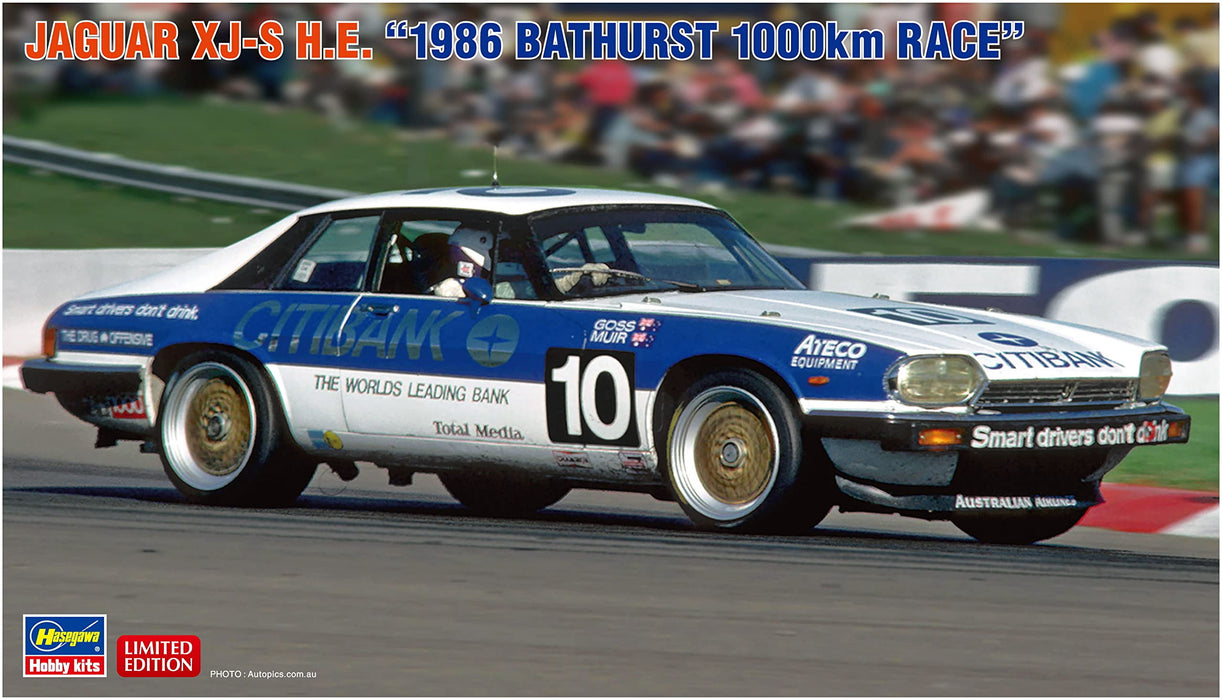 HASEGAWA 1/24 Jaguar Xj-S HE '1986 Bathurst 1000Km Race' Kunststoffmodell